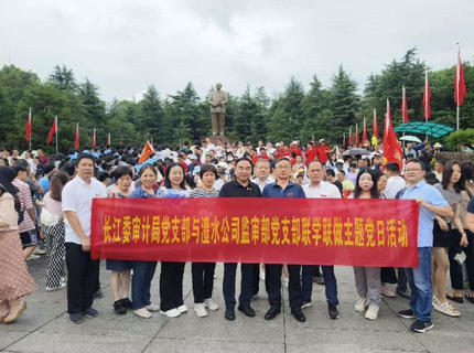 長江委審計(jì)局黨支部與澧水公司監(jiān)審部黨支部聯(lián)合開展聯(lián)學(xué)聯(lián)做主題黨日活動(dòng)